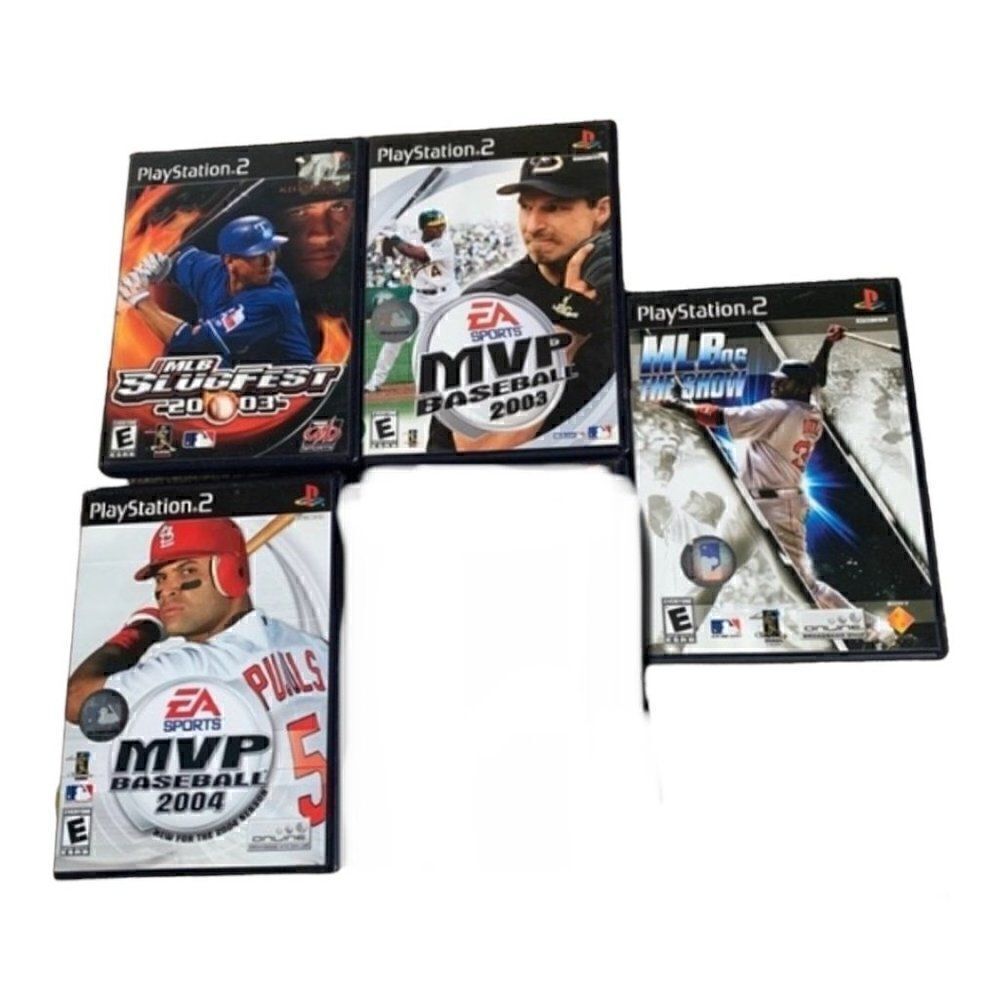 PlayStation 2 Baseball Video Games-MLB Slugfest, MLB The Show, MVP Baseball ⭐️